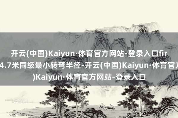开云(中国)Kaiyun·体育官方网站-登录入口firefly萤火虫领有4.7米同级最小转弯半径-开云(中国)Kaiyun·体育官方网站-登录入口